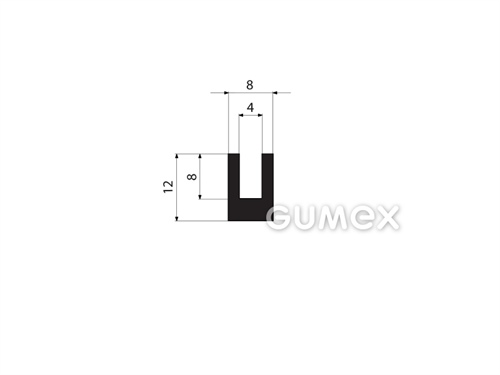 GUMMIPROFILE U-FORM - EPDM